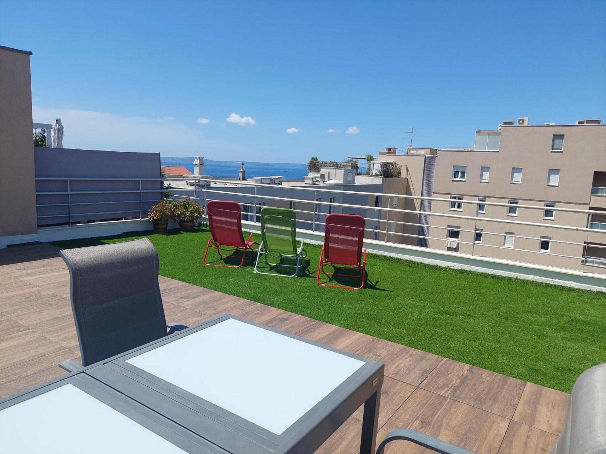 Penthouse Znjan Apartment Split Exterior photo